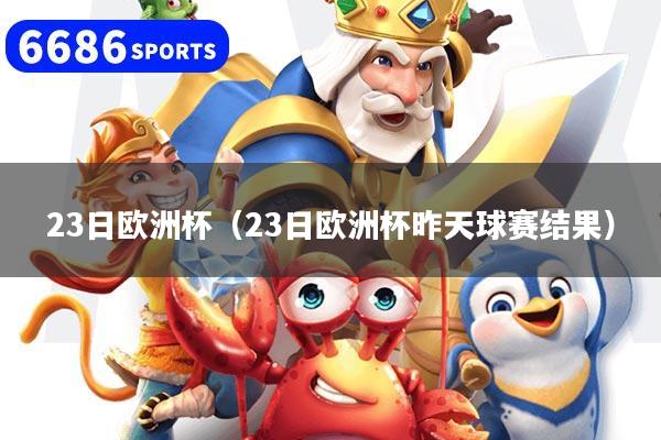 23日欧洲杯（23日欧洲杯昨天球赛结果）